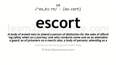 English to Greek Meaning of escort